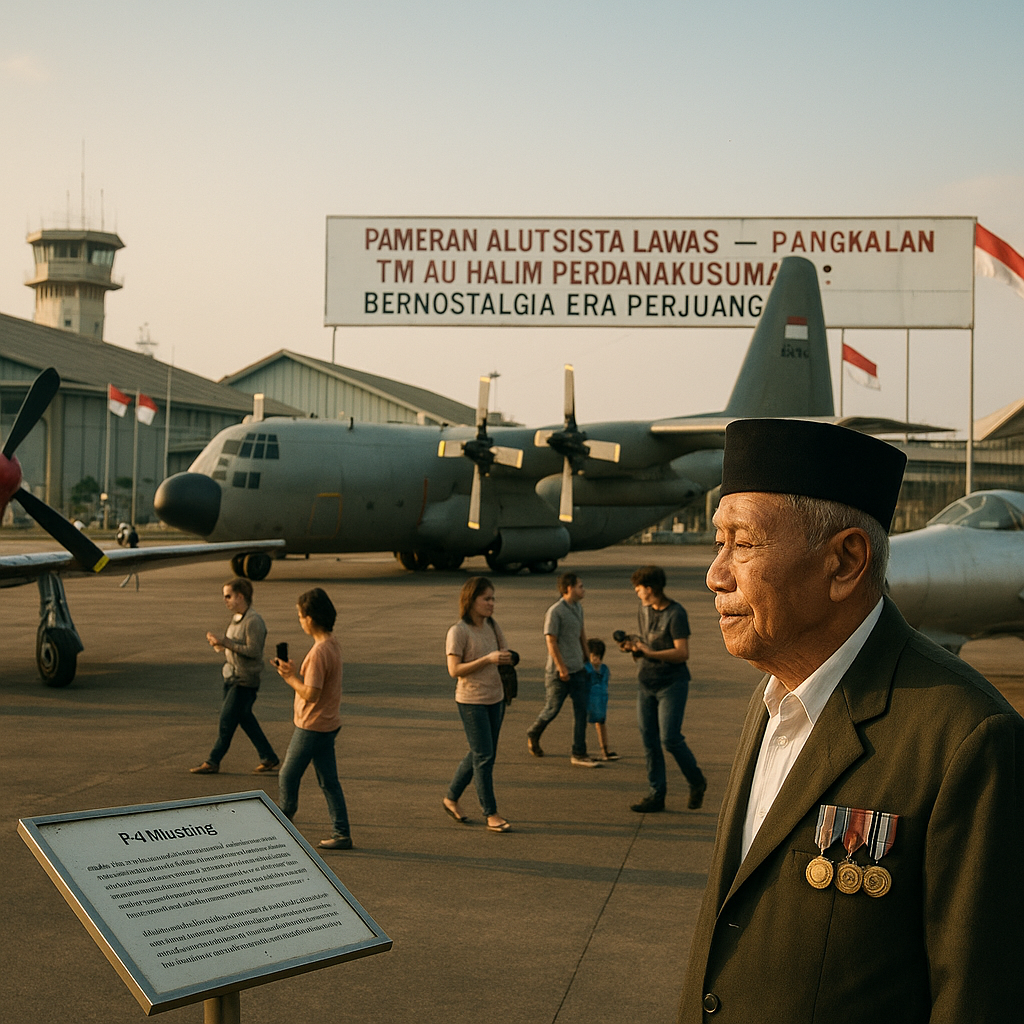 Pameran Alutsista Lawas di Pangkalan TNI AU Halim Perdanakusuma: Bernostalgia Era Perjuangan
