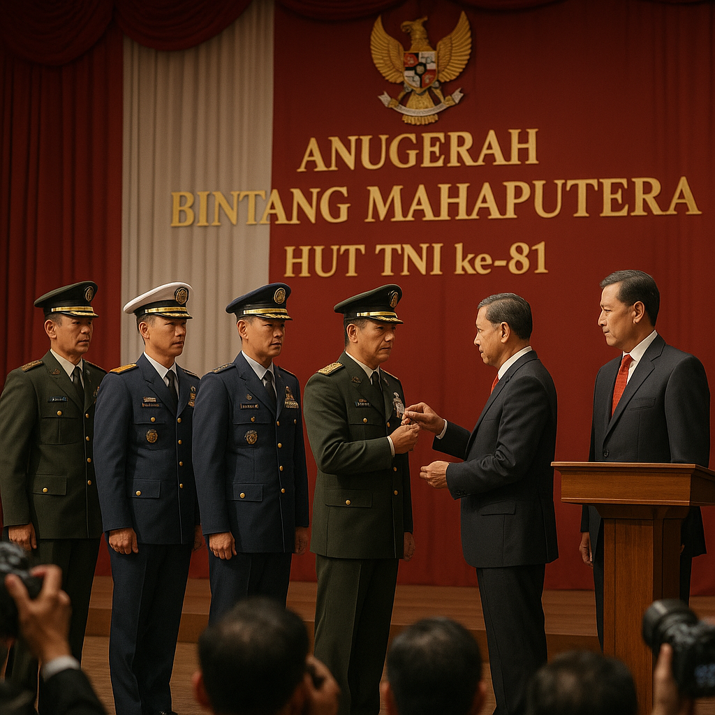 Anugerah Bintang Mahaputera: Kehormatan Tertinggi untuk Kader Tergemilang di HUT TNI Ke-81