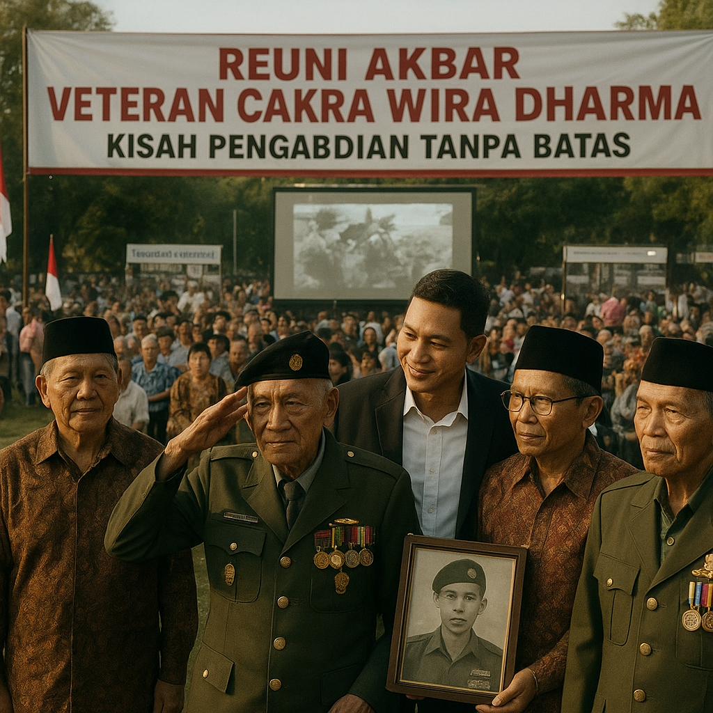Reuni Akbar Veteran Cakra Wira Dharma: Kisah Pengabdian Tanpa Batas