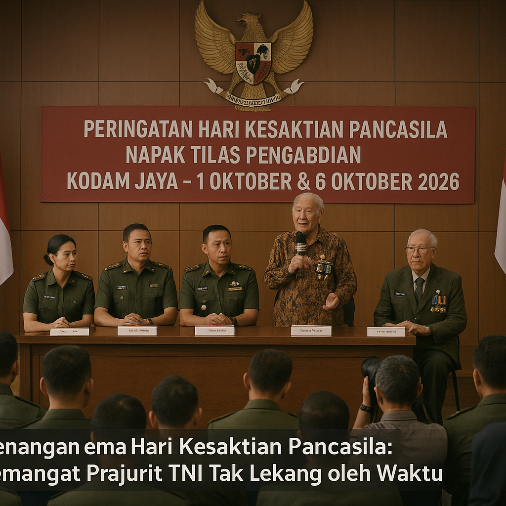 Kenangan Emas Hari Kesaktian Pancasila: Semangat Prajurit TNI Tak Lekang oleh Waktu