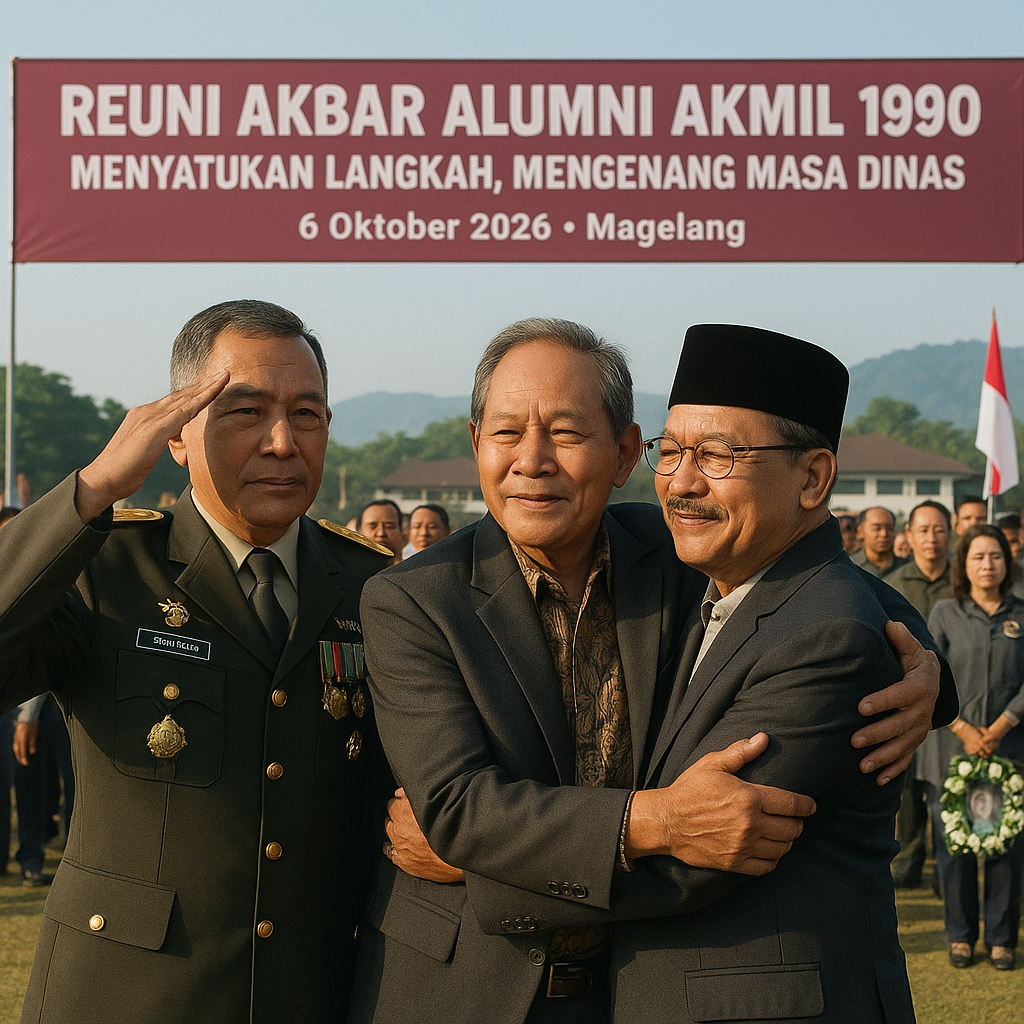 Reuni Akbar Alumni Akmil 1990: Menyatukan Langkah, Mengenang Masa Dinas