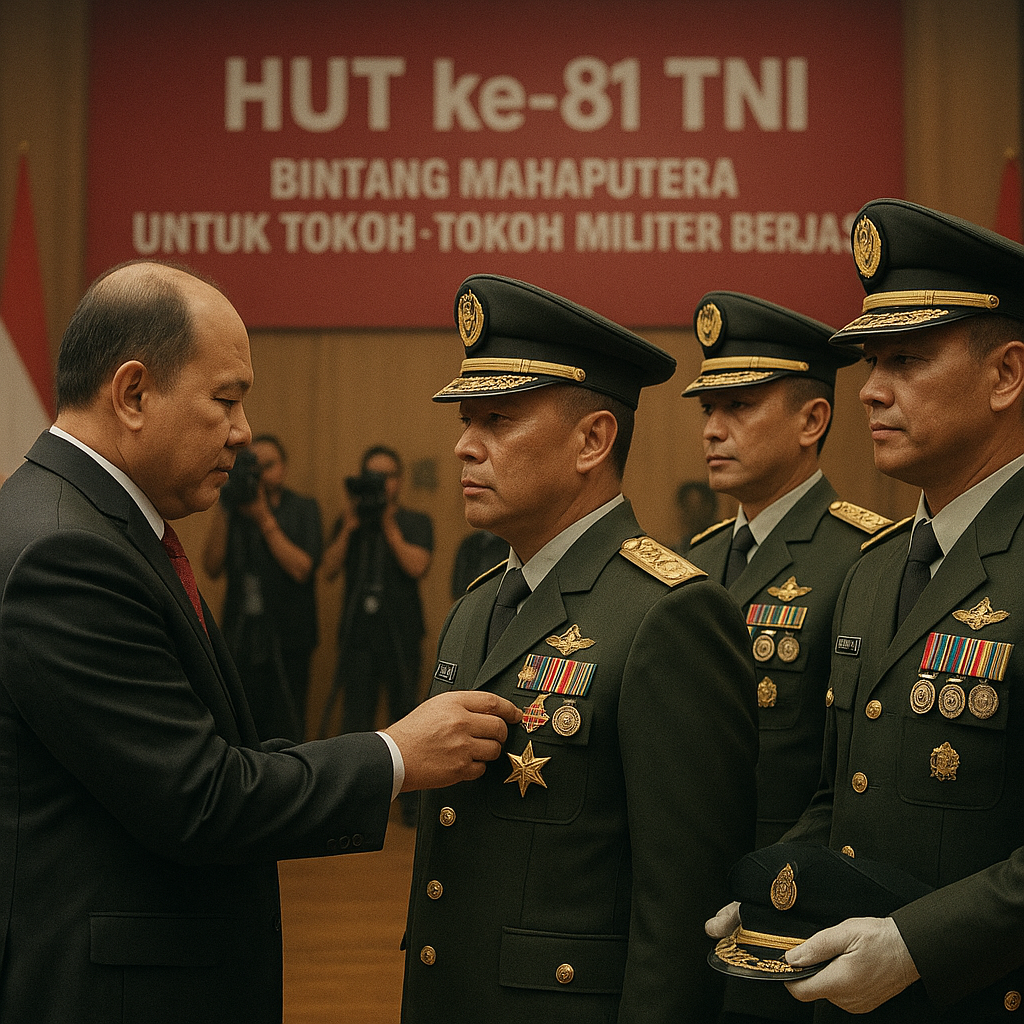 Tanda Kehormatan Bintang Mahaputera untuk Tokoh-Tokoh Militer Berjasa