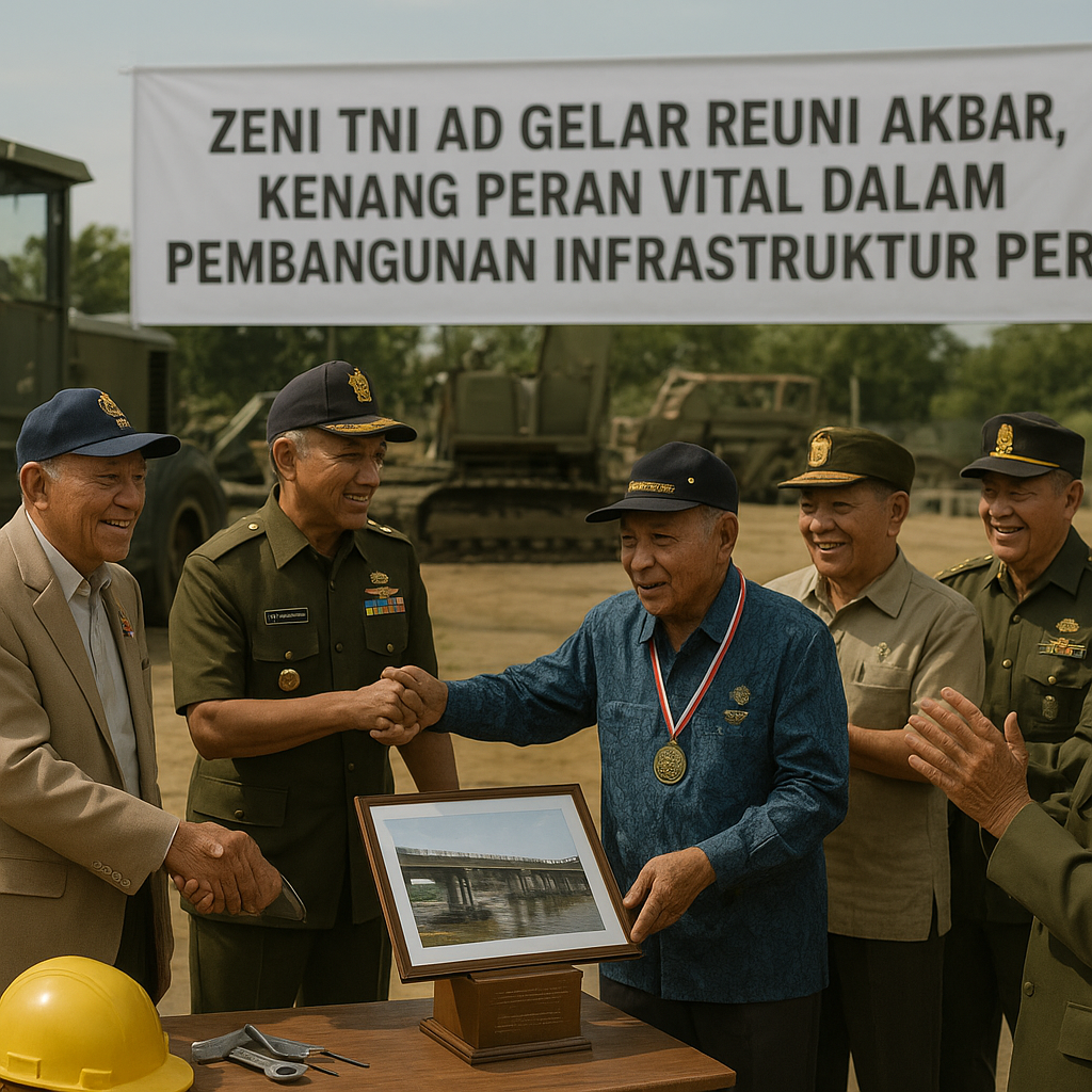 Zeni TNI AD Gelar Reuni Akbar, Kenang Peran Vital dalam Pembangunan Infrastruktur Pertahanan
