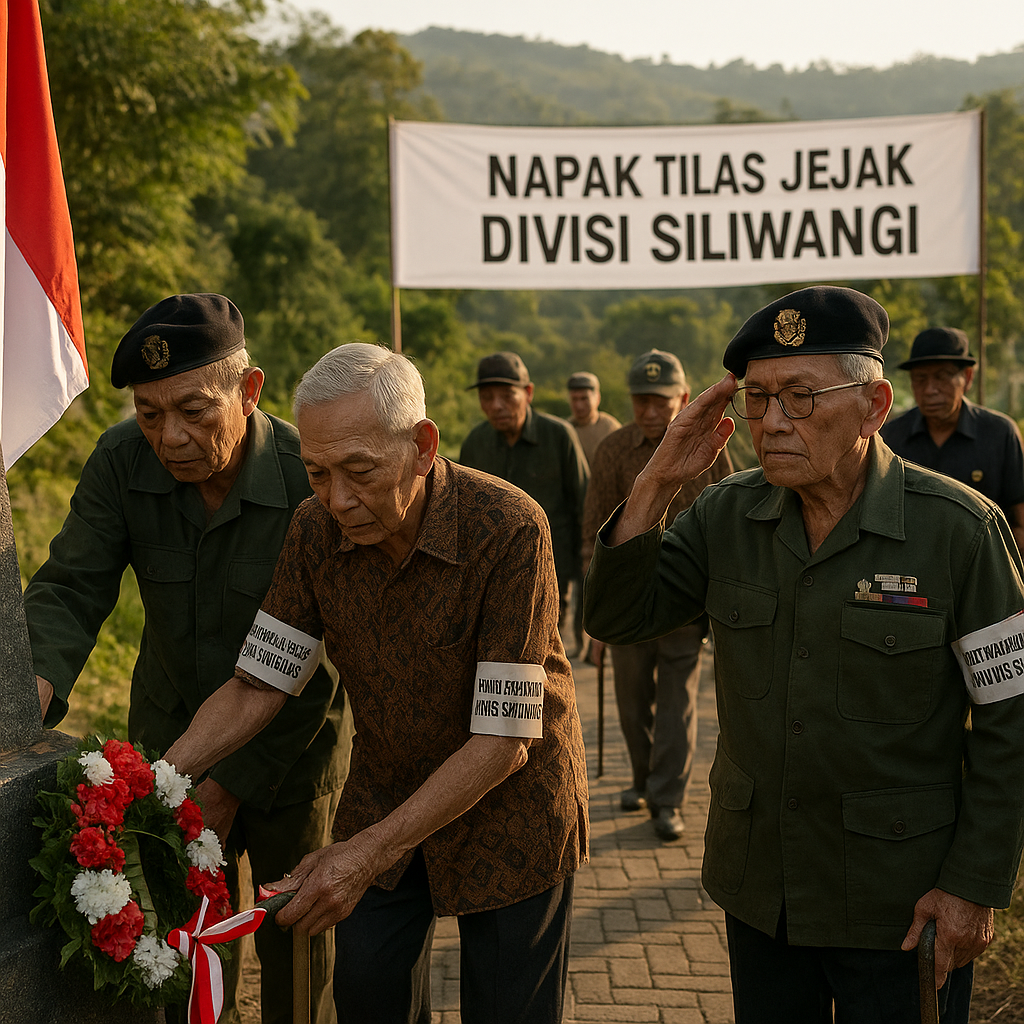 Napak Tilas Jejak Divisi Siliwangi, Purnawirawan Kembali ke Medan Laga di Bandung Selatan