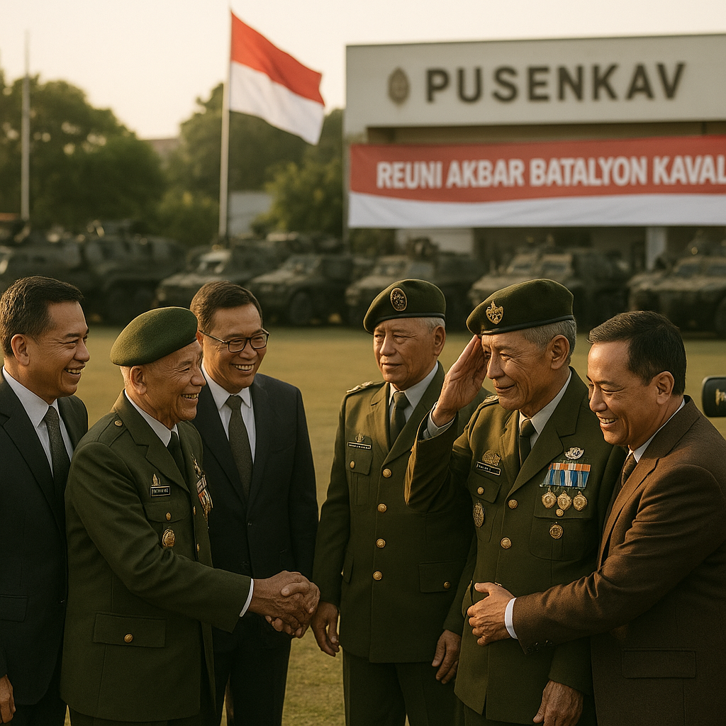 Reuni Akbar Batalyon Kavaleri di Pussenkav, Kisah Ksatria Baja dari Masa ke Masa