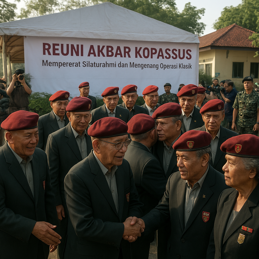 Reuni Akbar Kopassus: Mempererat Silaturahmi dan Mengenang Operasi Klasik