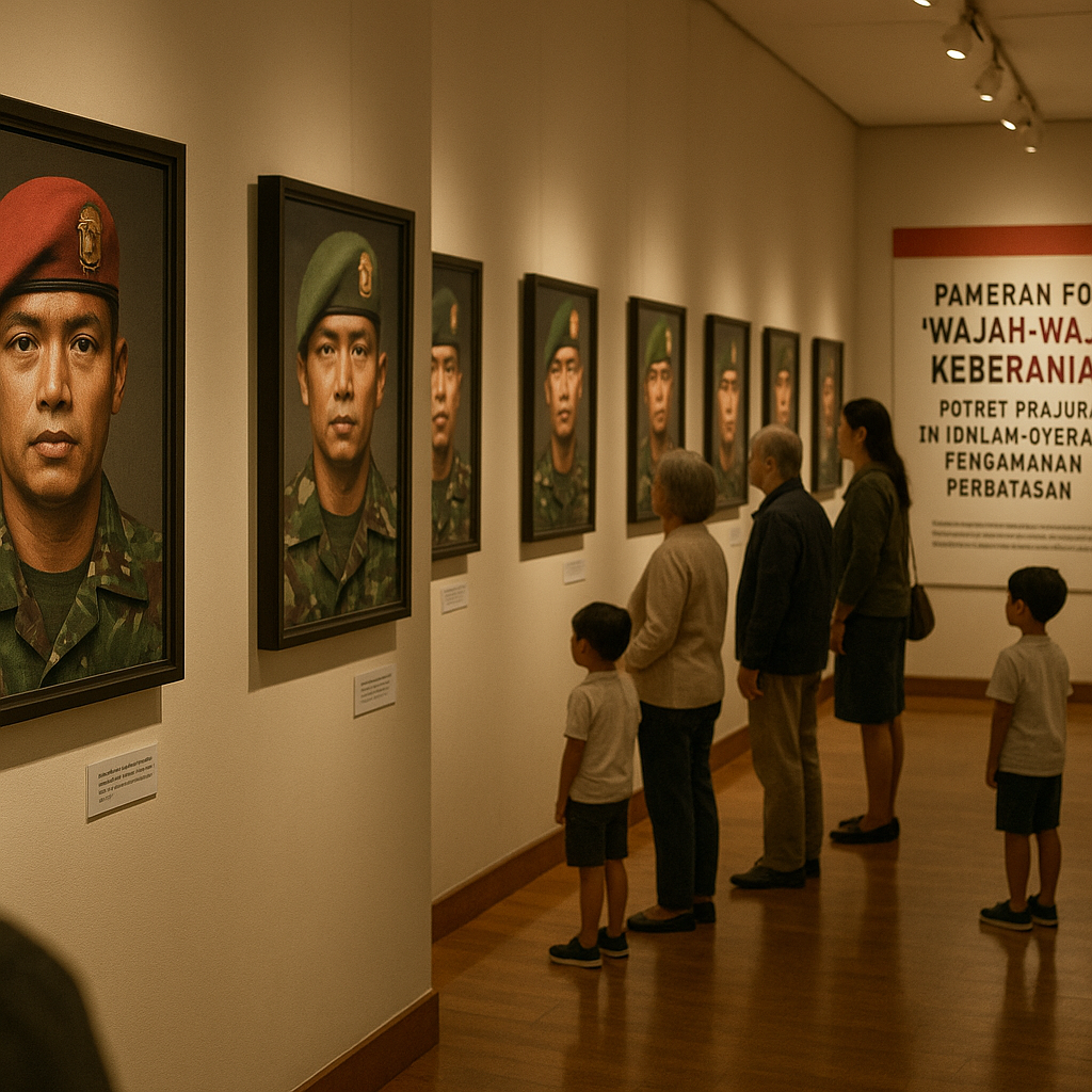 Pameran Foto 'Wajah-wajah Keberanian: Potret Prajurit TNI dalam Operasi Pengamanan Perbatasan'