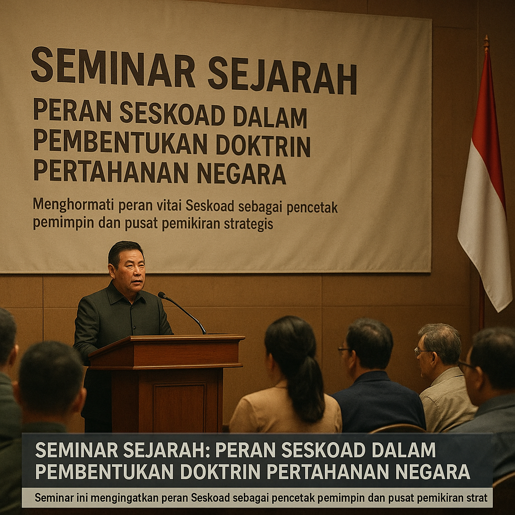 Seminar Sejarah: Peran Seskoad dalam Pembentukan Doktrin Pertahanan Negara
