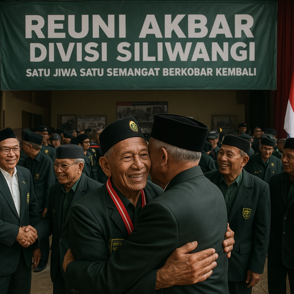 Reuni Akbar Divisi Siliwangi, Satu Jiwa Satu Semangat Berkobar Kembali