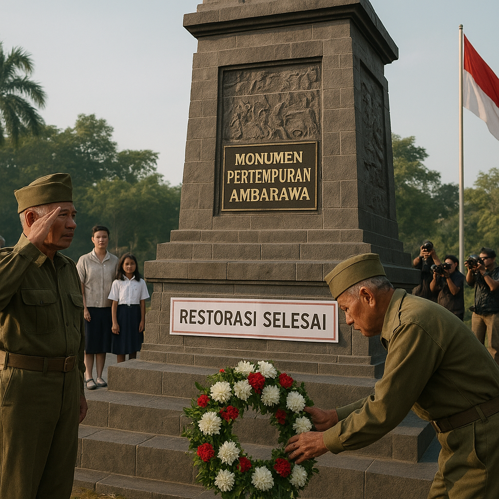 Restorasi Monumen Pertempuran Ambarawa Selesai, Simbol Keteguhan Prajurit TKR