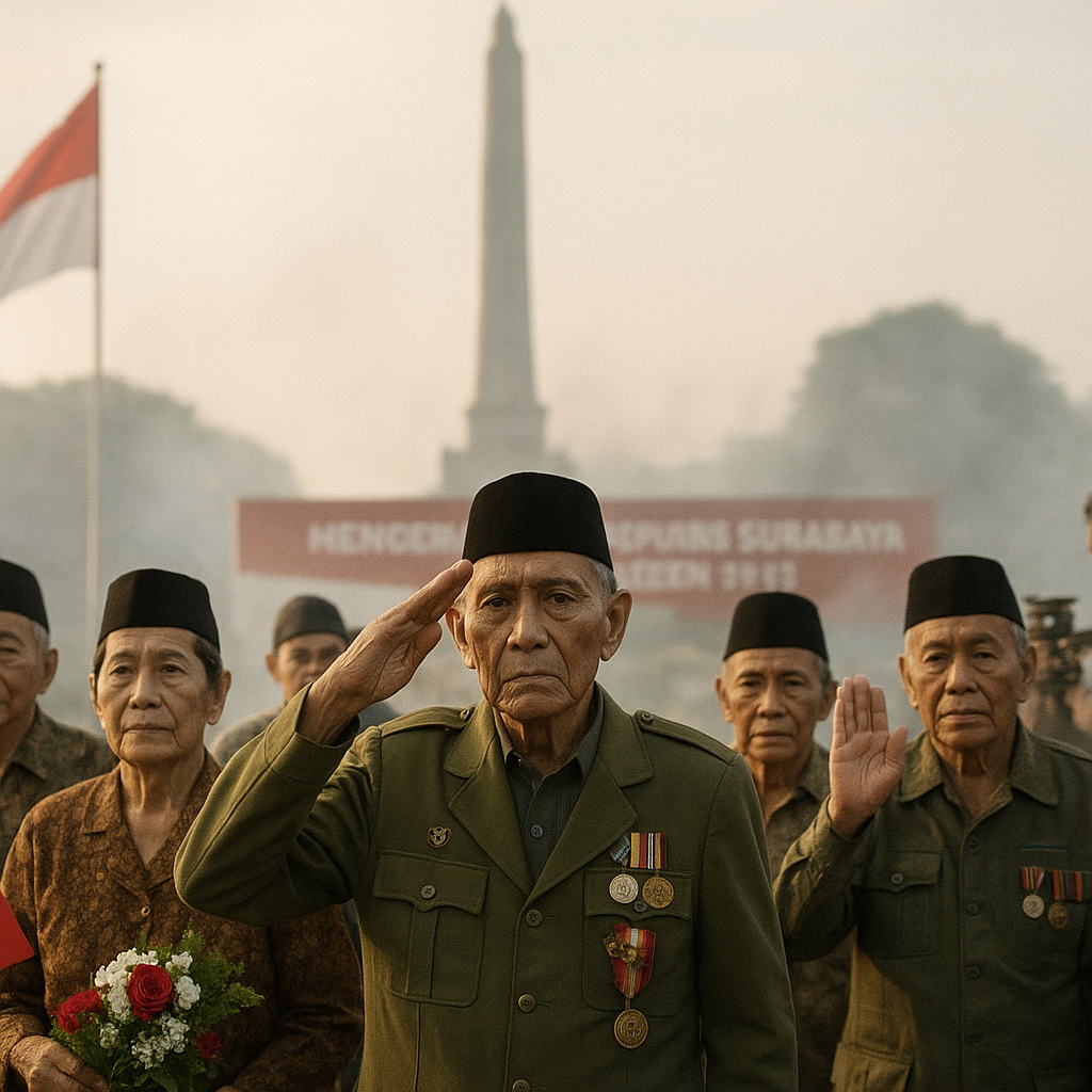 Mengenang Pertempuran Surabaya, Kisah Heroik yang Tetap Membara di Hati Veteran