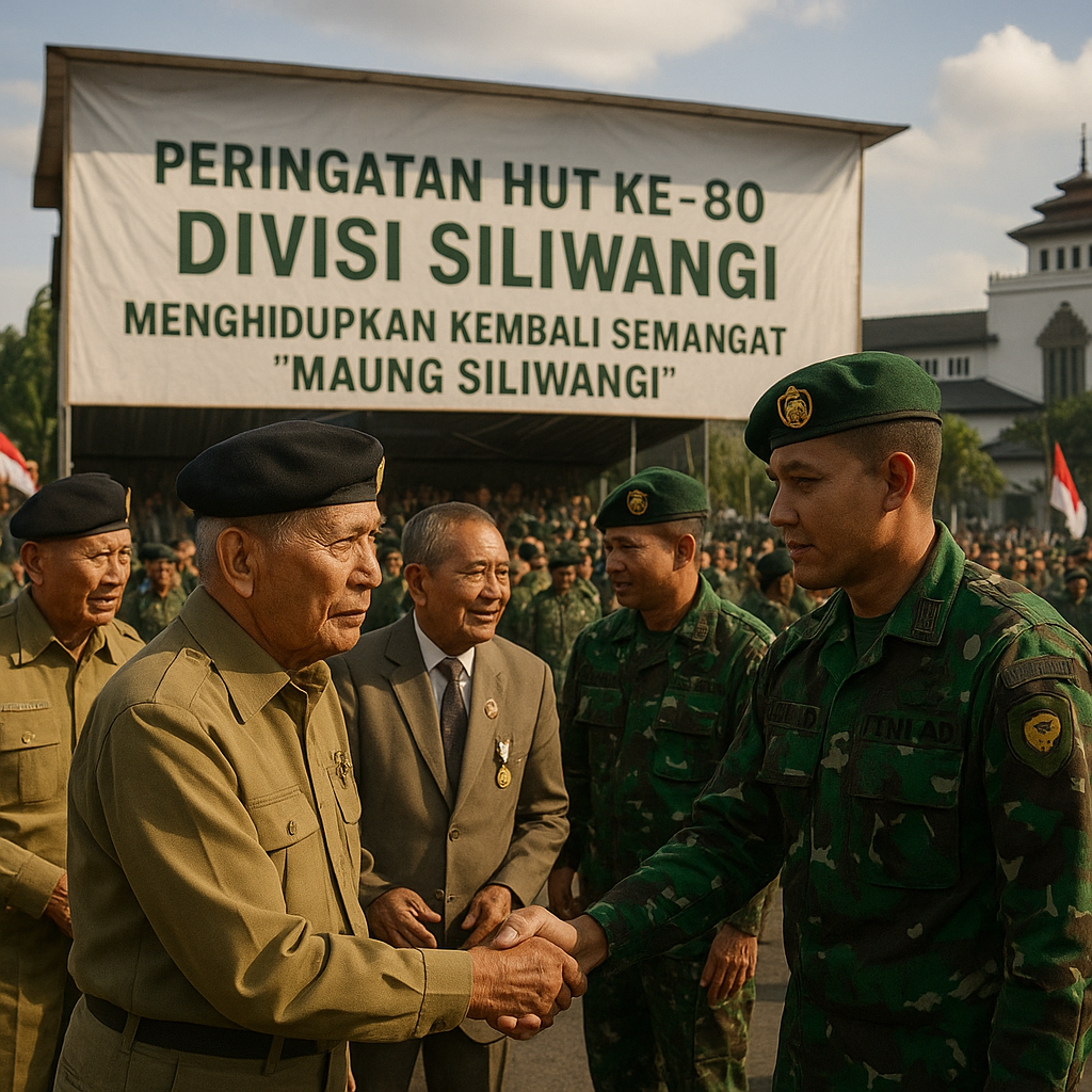 Peringatan HUT ke-80 Divisi Siliwangi, Menghidupkan Kembali Semangat 'Maung Siliwangi'