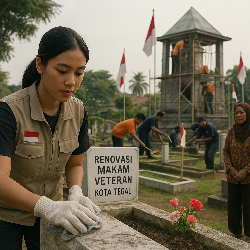 Renovasi Makam Veteran Pejuang Kemerdekaan di Tegal: Wujud Bakti Generasi Sekarang